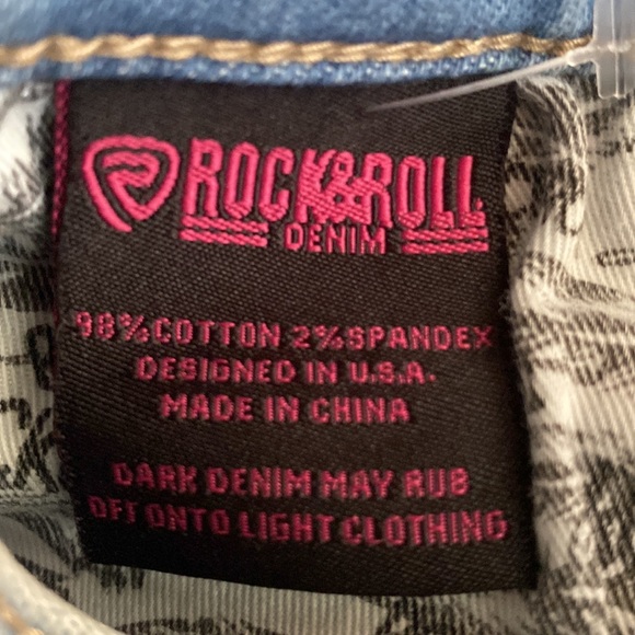 Rock&Roll Women’s High Rise Wide leg/ Flare Denim Jeans. - Picture 9 of 9